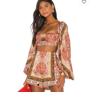 Bronx and Banco Runway Bedouin Flame Set in Red & Multicolor Size Medium